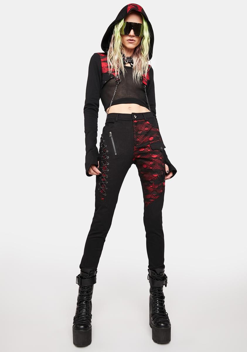 Punk Woven Short Coat sold by Dolls Kill product image thumbnail 3