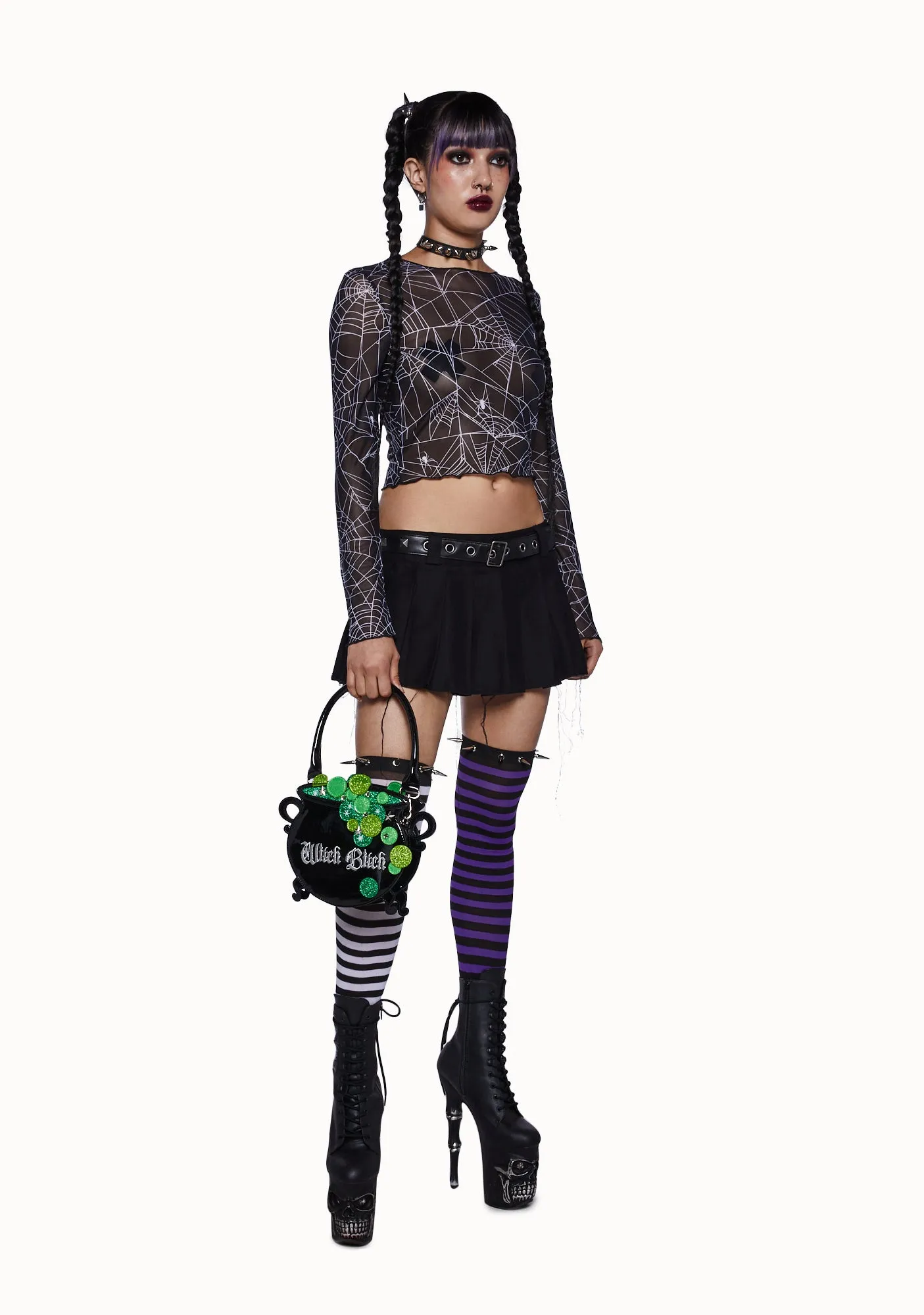 Total Spinster Crop Top sold by Dolls Kill product image thumbnail 2