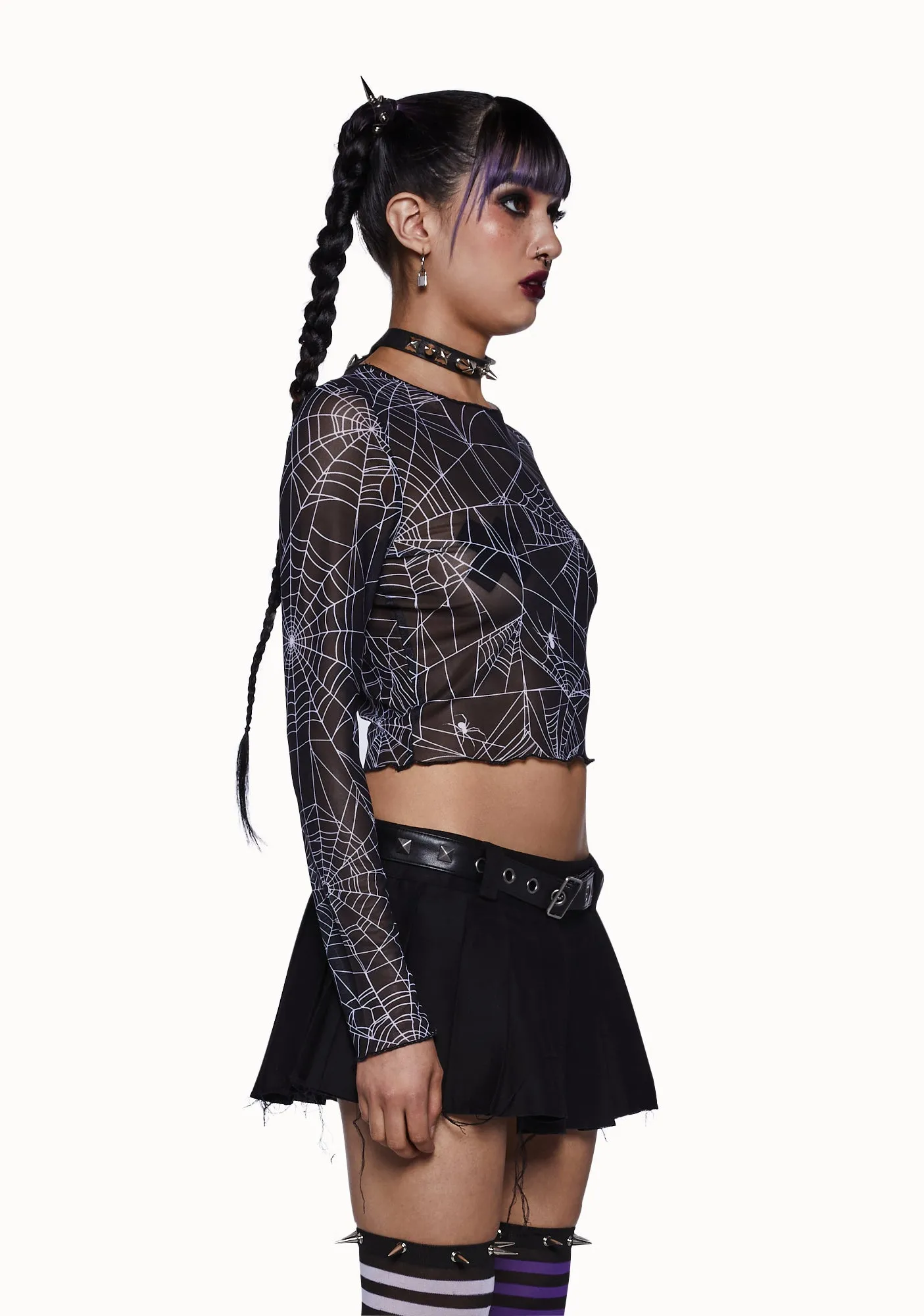 Total Spinster Crop Top sold by Dolls Kill product image thumbnail 3