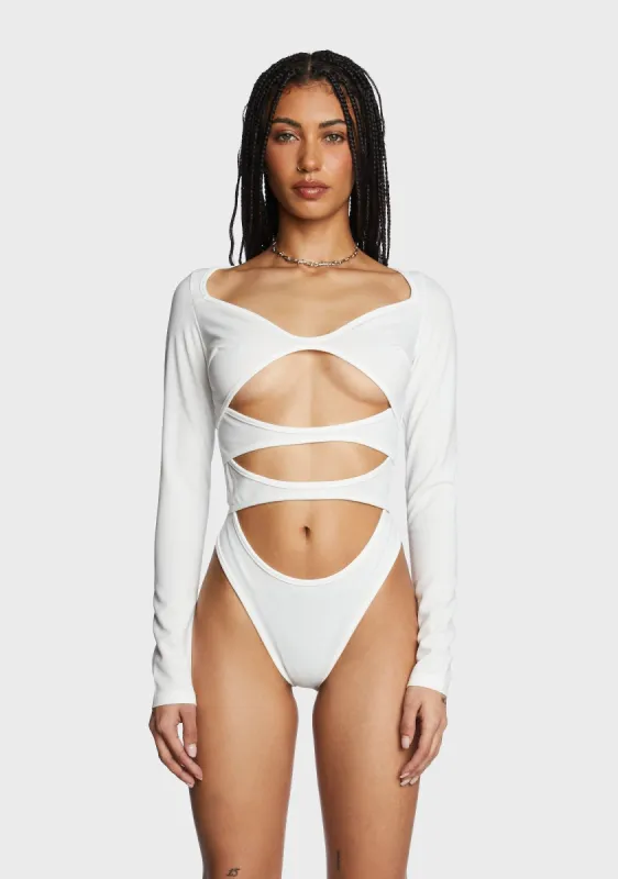 No Imitation Cutout Bodysuit sold by Dolls Kill