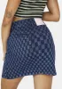 Cut Out Denim Mini Skirt sold by Dolls Kill