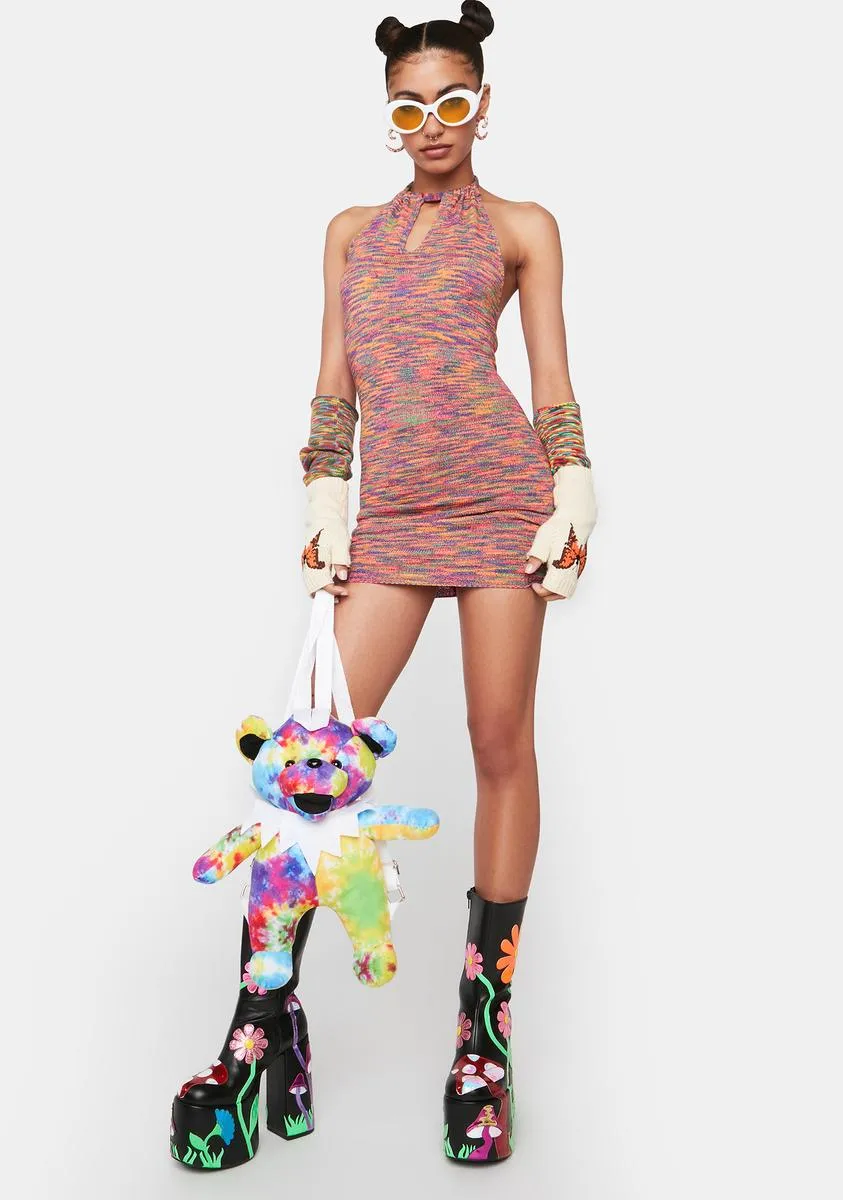 Sunset Tease Keyhole Mini Dress sold by Dolls Kill product image thumbnail 3