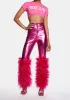 Candy Nothing But Extra Vegan Leather Pants sold by Dolls Kill
