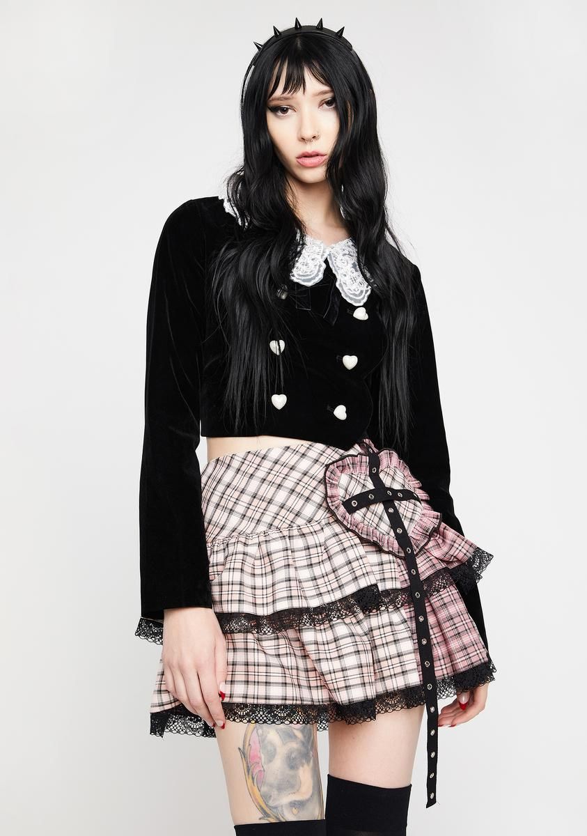 Millennium Hottie Plaid Skirt sold by Dolls Kill product image thumbnail 2