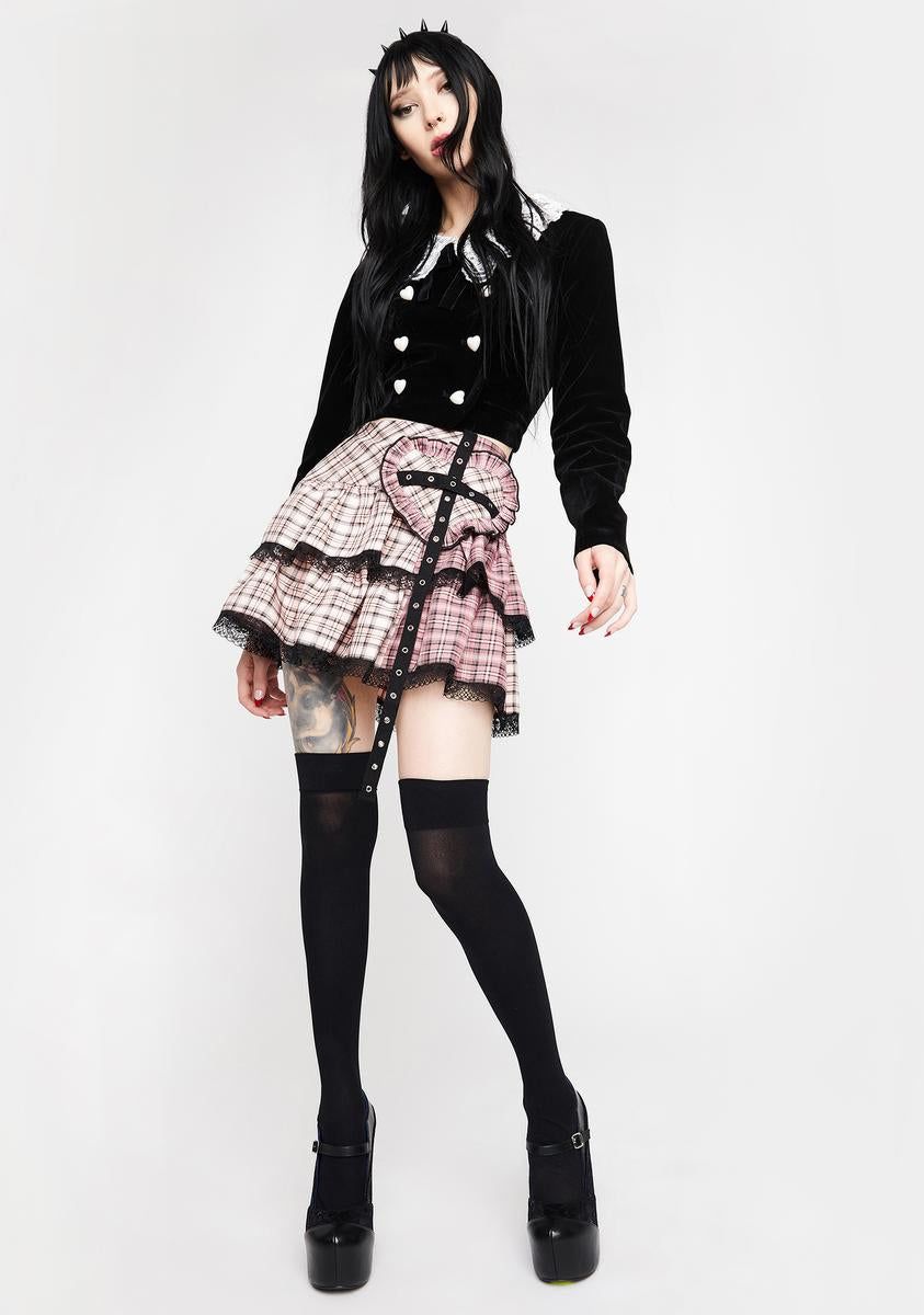 Millennium Hottie Plaid Skirt sold by Dolls Kill product image thumbnail 3