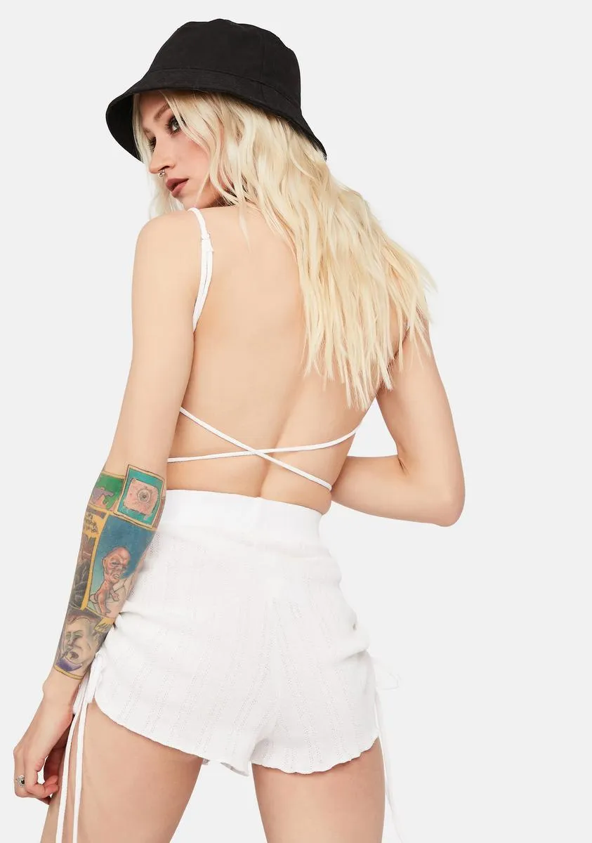 Bliss Have U Seen Her Ruffle Tie Shorts Set sold by Dolls Kill product image thumbnail 4