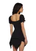 Chasin' Rainbows Mini Dress - Black sold by Dolls Kill