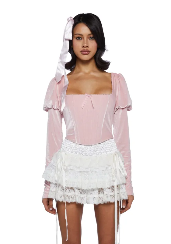 Ballet Dream Corset Top sold by Dolls Kill