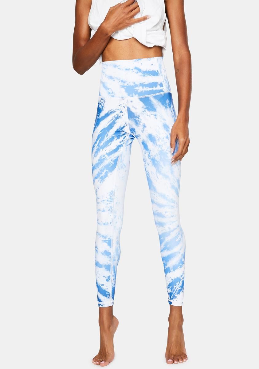 Tie Dye High Waisted Leggings sold by Dolls Kill