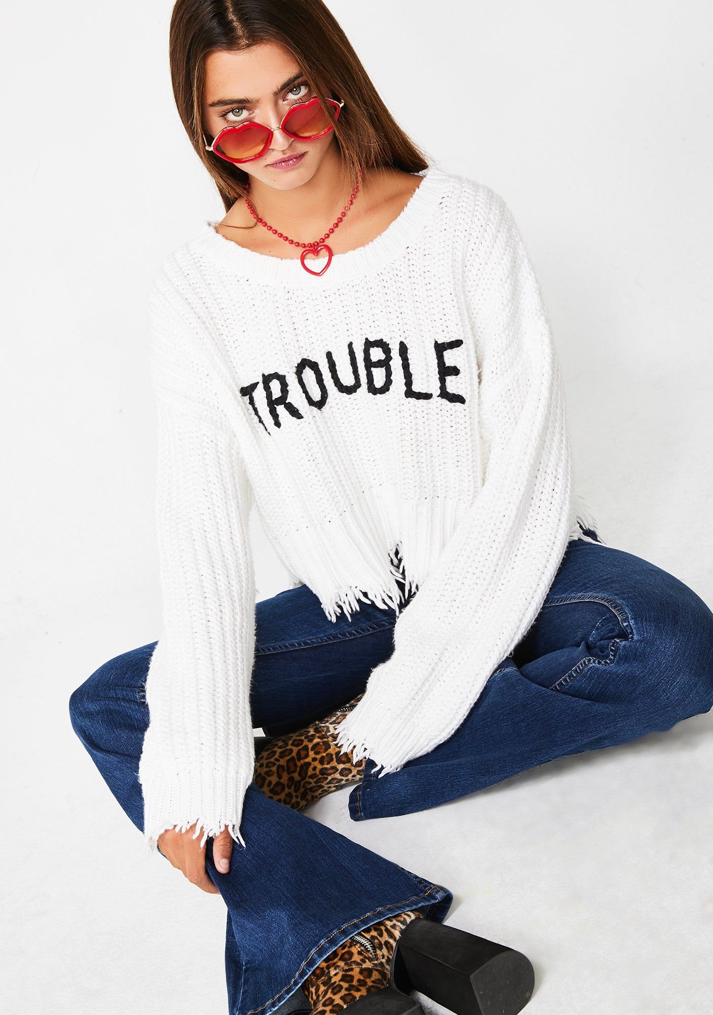 Trouble Storm Sweater sold by Dolls Kill product image thumbnail 2