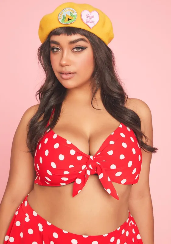 Plus Strawberry Picking Halter Top sold by Dolls Kill