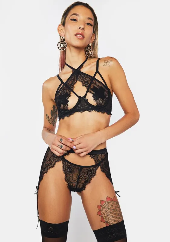 Our Song Lace Lingerie Set sold by Dolls Kill