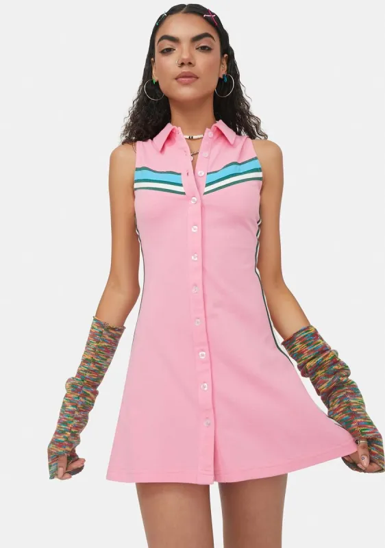 Earn Your Stripes Tennis Dress sold by Dolls Kill