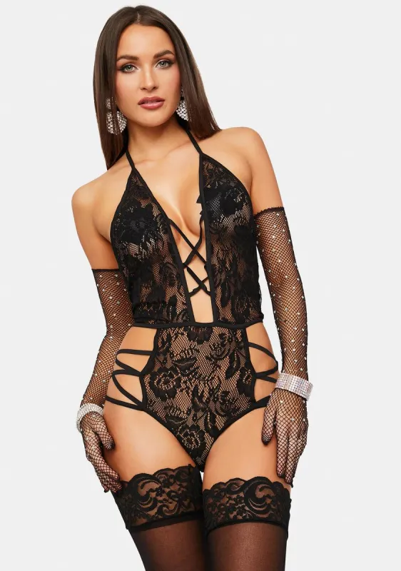 Drop Dead Gorgeous Lace Teddy sold by Dolls Kill