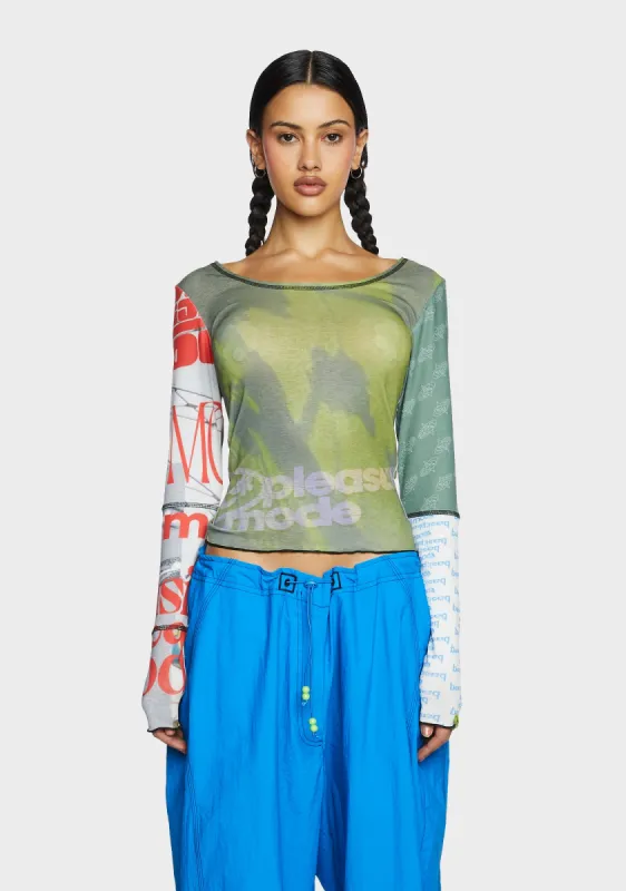 Rapture Long Sleeve Top sold by Dolls Kill