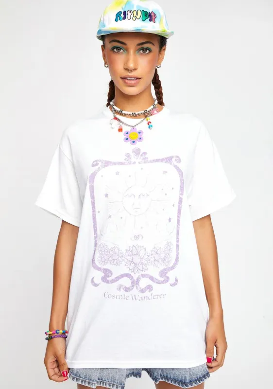 Cosmic Wanderer Graphic Tee sold by Dolls Kill