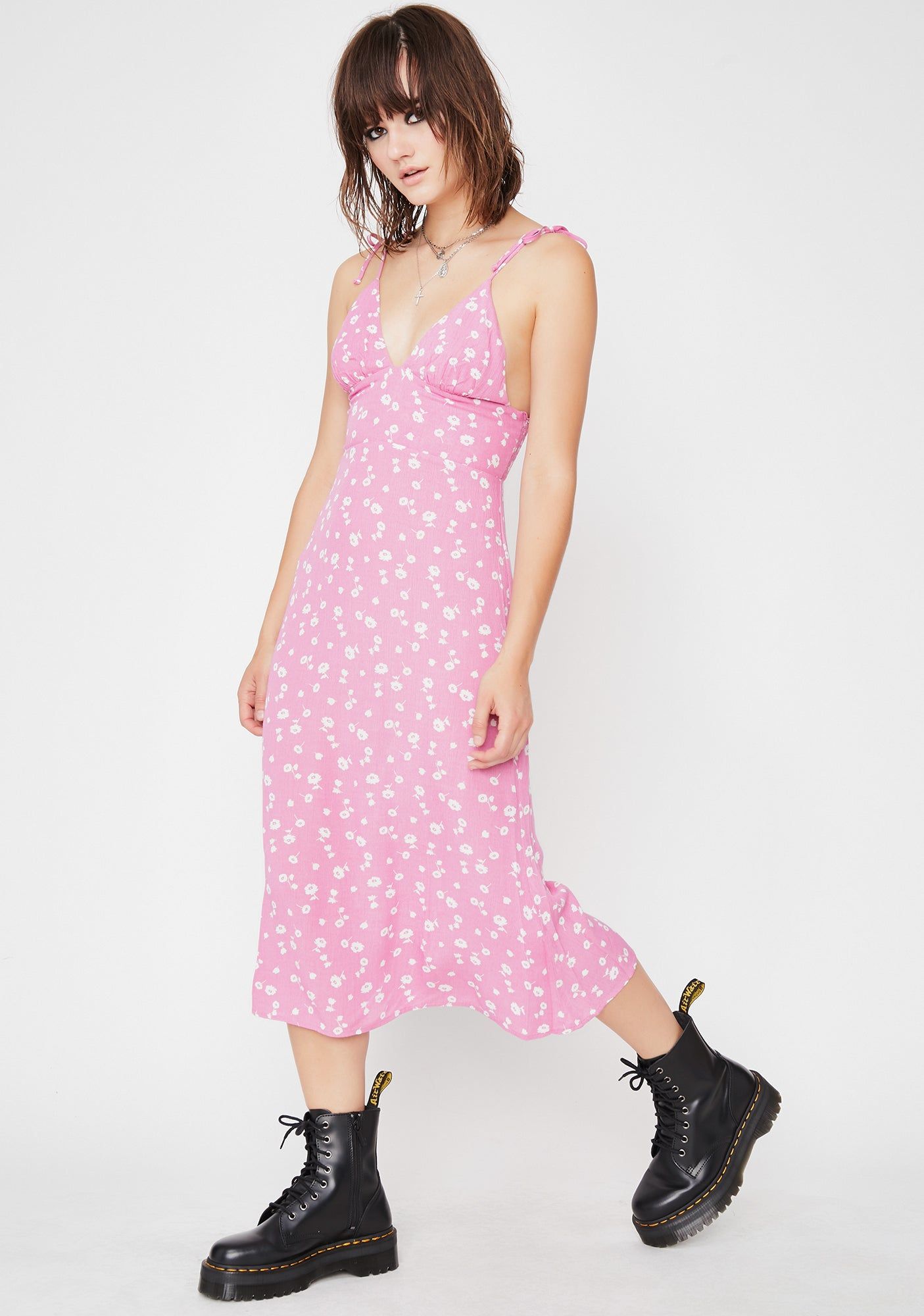 Sweet Poetic Punk Floral Dress sold by Dolls Kill product image thumbnail 2