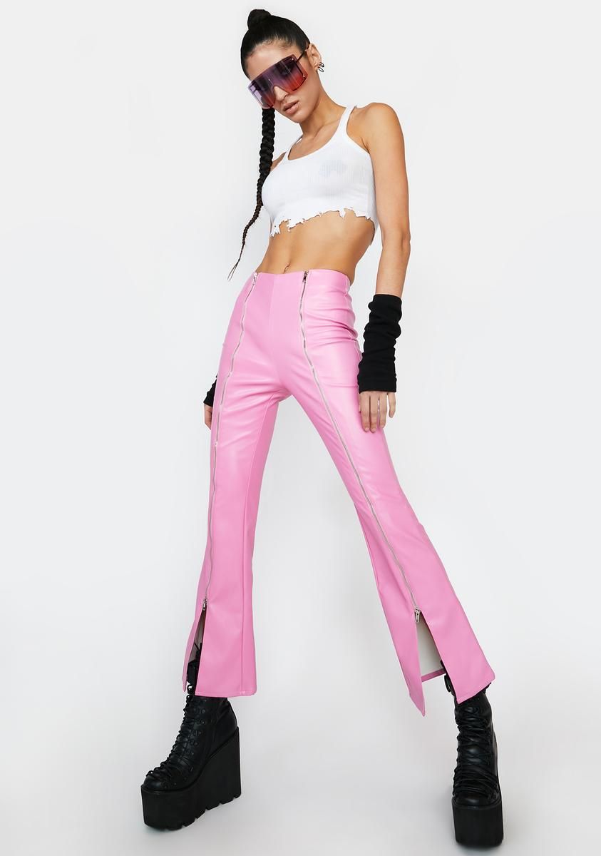 Baby Born Scrappy Zipper Flare Pants sold by Dolls Kill product image thumbnail 2