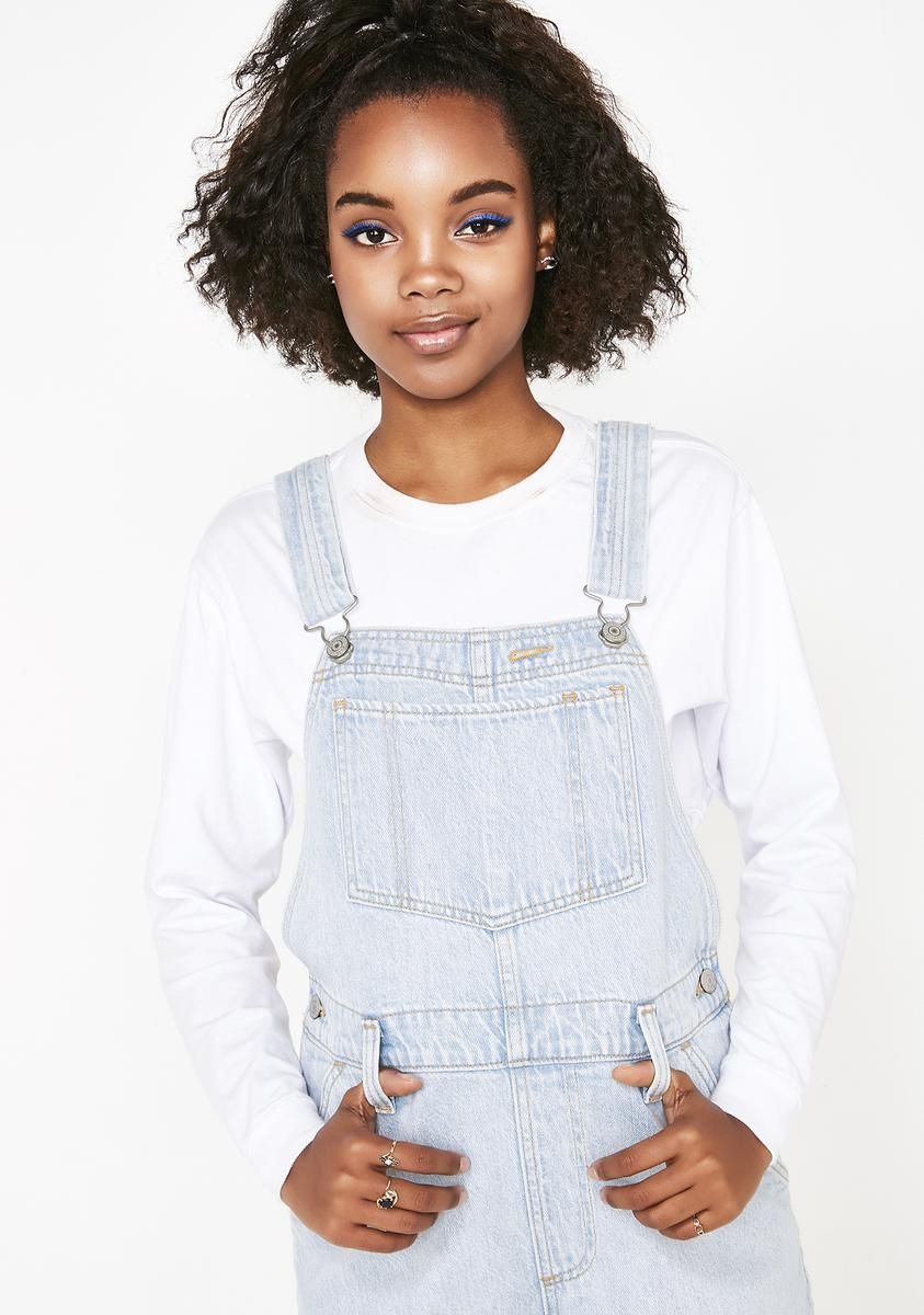 Baggy Denim Overalls sold by Dolls Kill product image thumbnail 2