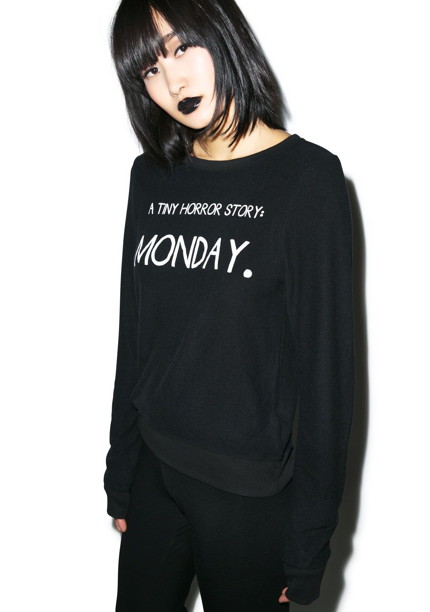 Tiny Horror Story Baggy Beach Jumper sold by Dolls Kill product image thumbnail 4