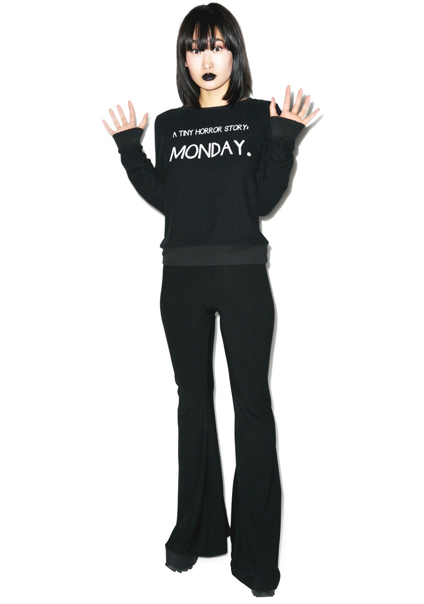 Tiny Horror Story Baggy Beach Jumper sold by Dolls Kill product image thumbnail 3