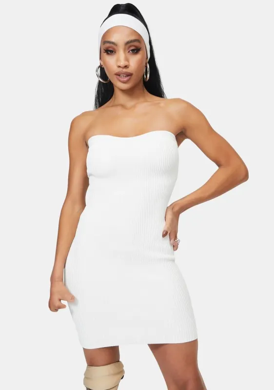 Bliss Pop To The Top Sweater Tube Dress sold by Dolls Kill