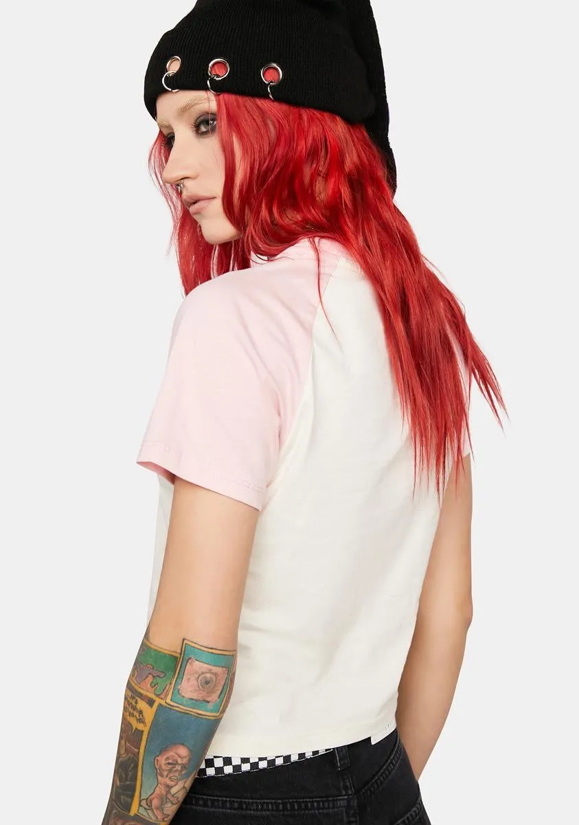 Kiss Crop Tee sold by Dolls Kill product image thumbnail 4