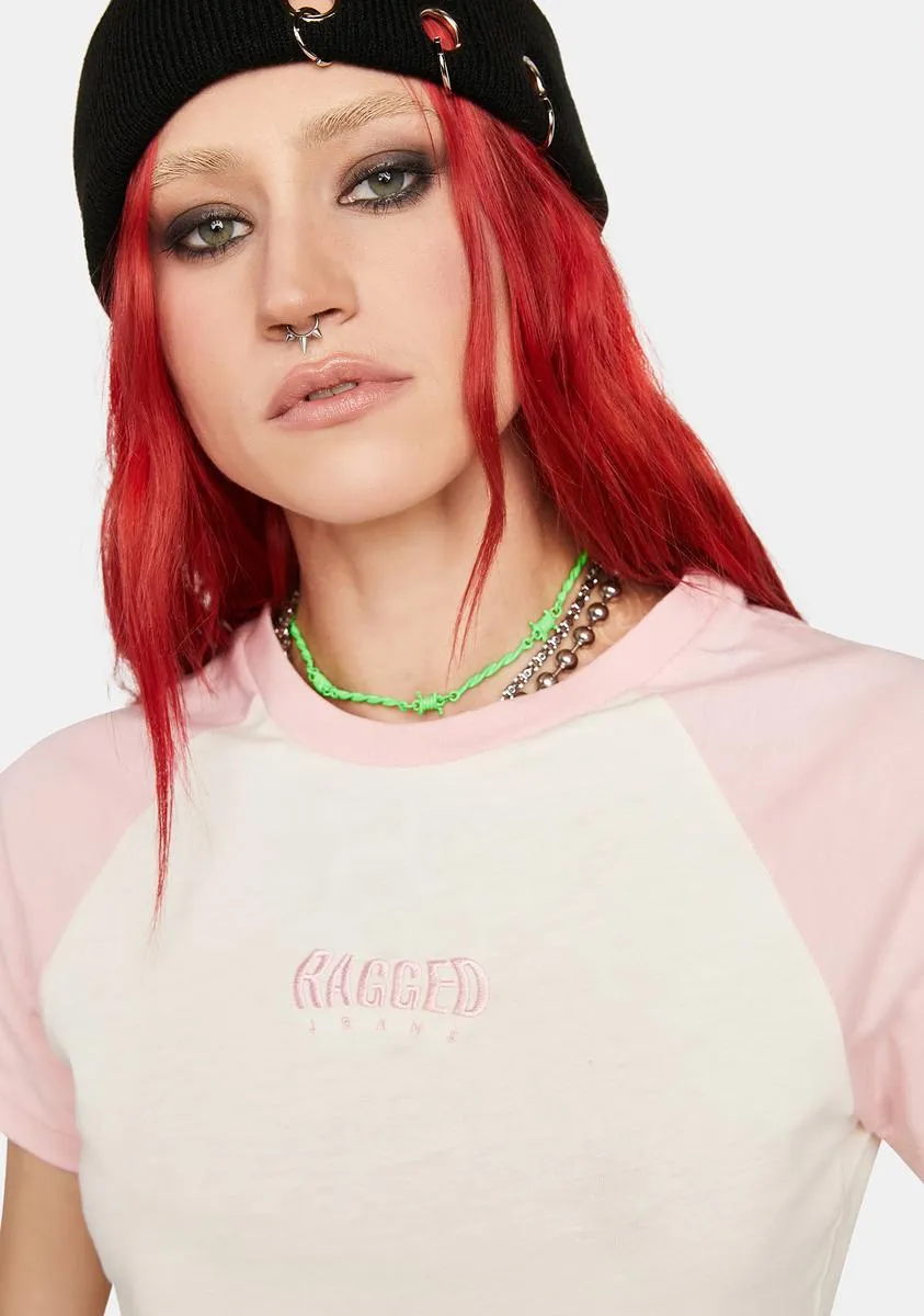 Kiss Crop Tee sold by Dolls Kill