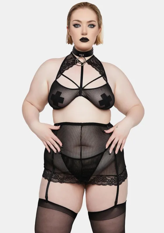 Plus Paranormal Activity Lingerie Set sold by Dolls Kill
