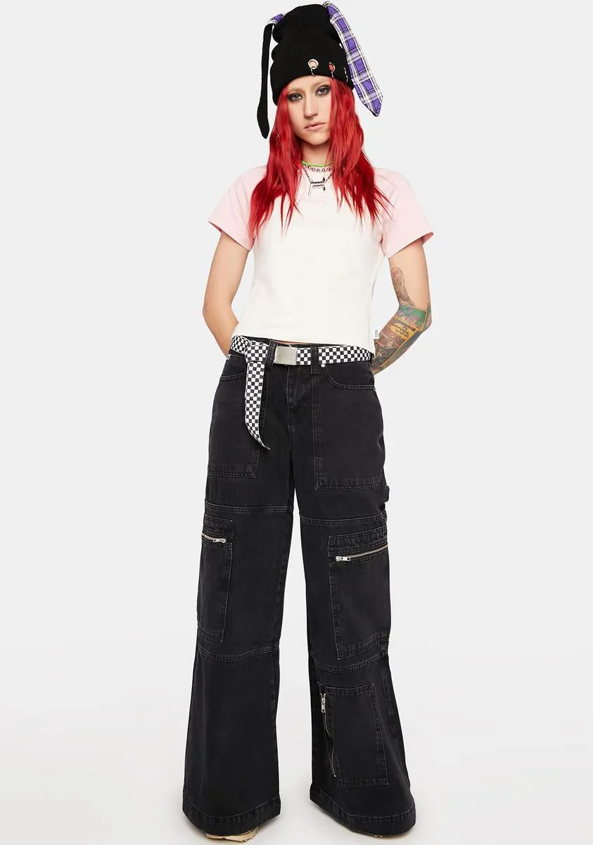 Kiss Crop Tee sold by Dolls Kill product image thumbnail 3