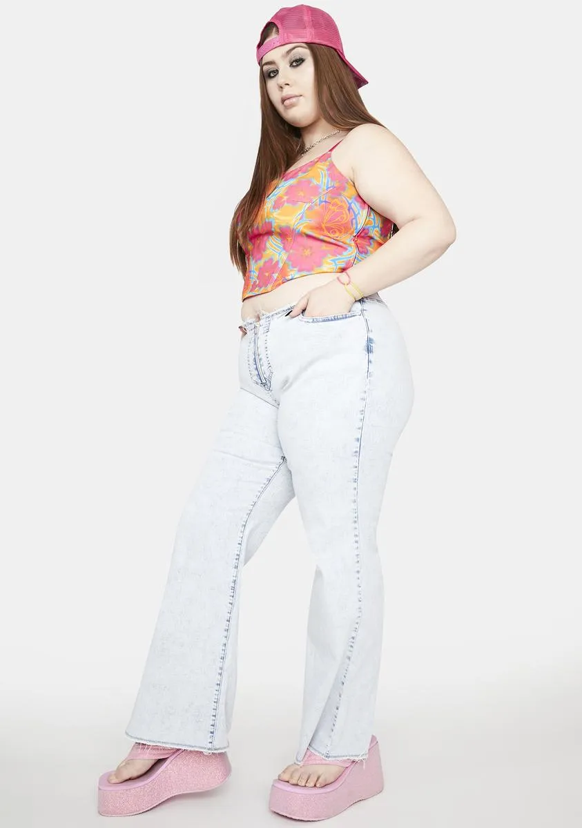 Plus Throw It Back Flare Jeans sold by Dolls Kill product image thumbnail 5