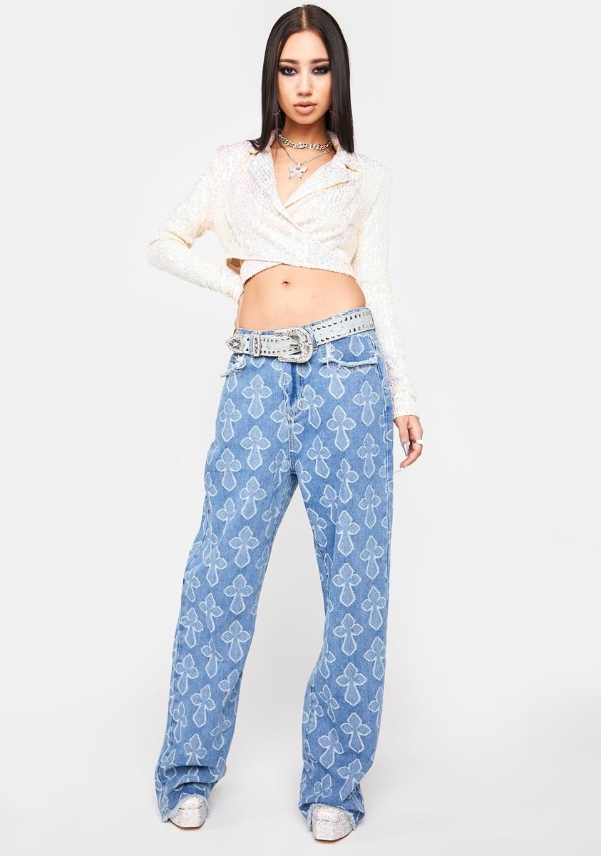 Opal Party's Here Sequin Wrap Blazer sold by Dolls Kill product image thumbnail 5