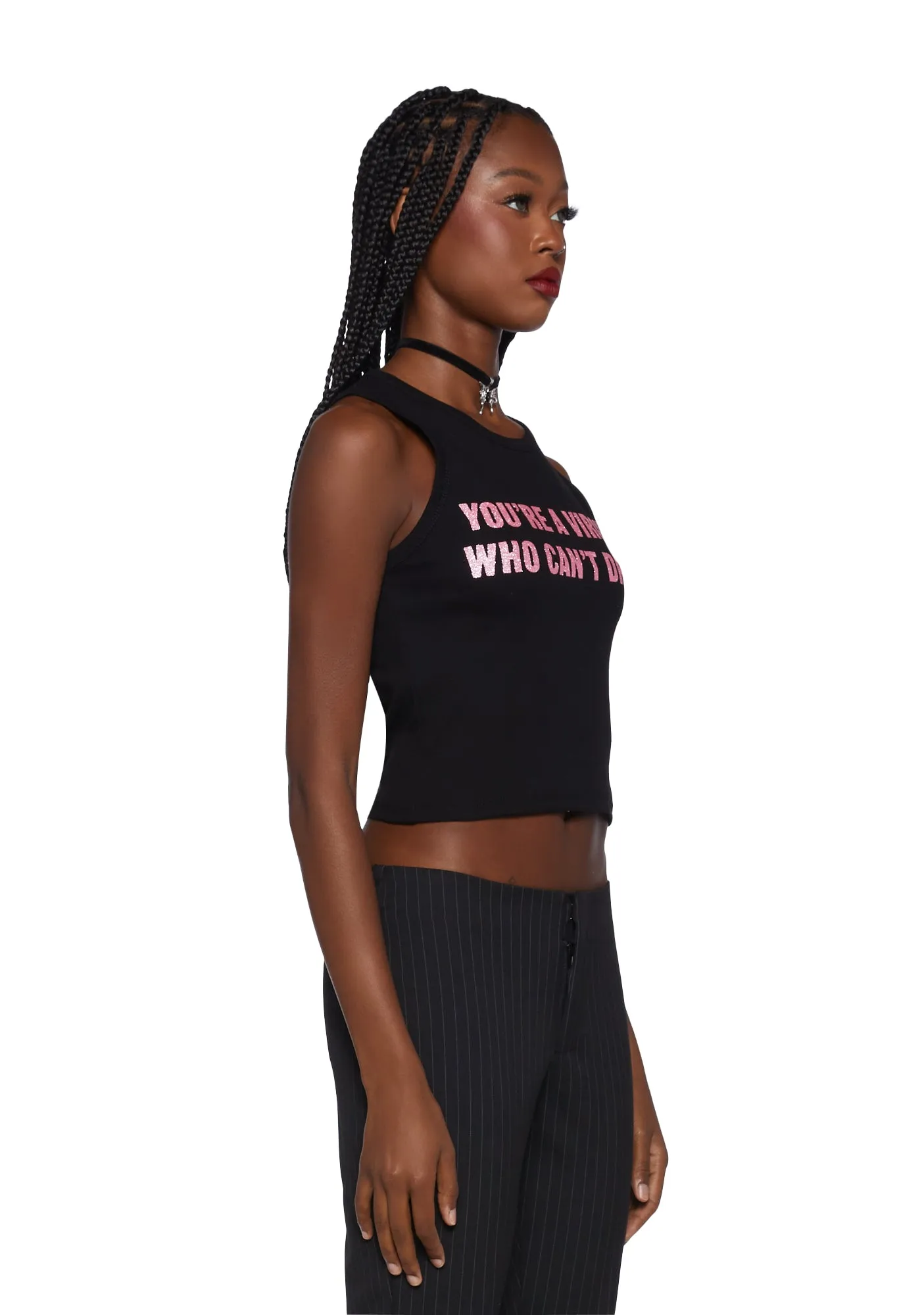 Way Harsh Graphic Tank sold by Dolls Kill product image thumbnail 3