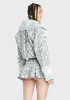 Monogram Denim Crop Jacket sold by Dolls Kill