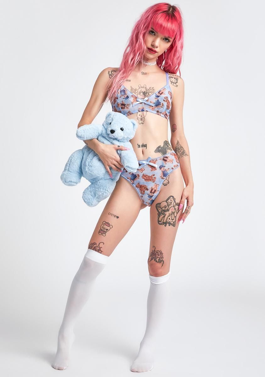 Soft Double Stuffed Sheer Lingerie Set sold by Dolls Kill product image thumbnail 3