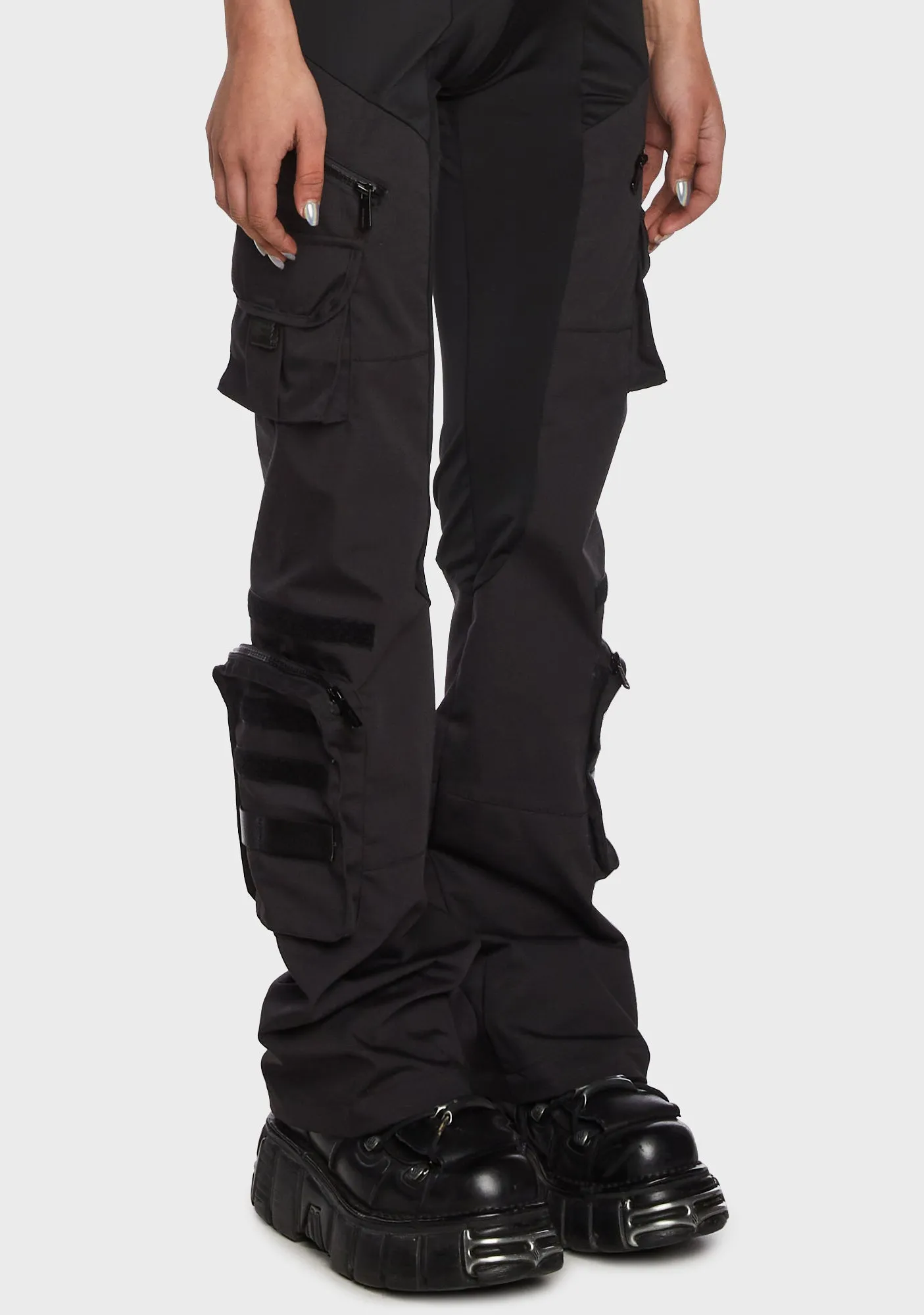 Techno Stretch Cargo Pants sold by Dolls Kill product image thumbnail 2