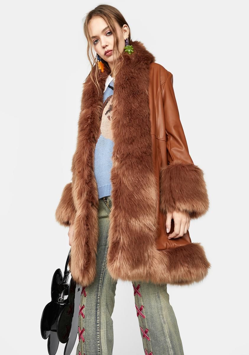 Bohemian Gig Faux Fur Coat sold by Dolls Kill product image thumbnail 2