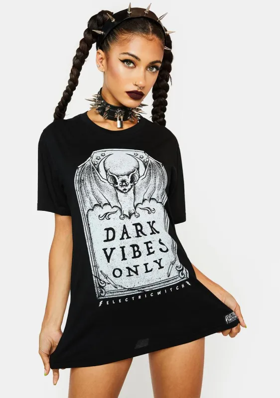 Dark Vibes Graphic Tee sold by Dolls Kill