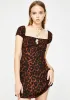 Gavel Leopard Mini Dress sold by Dolls Kill