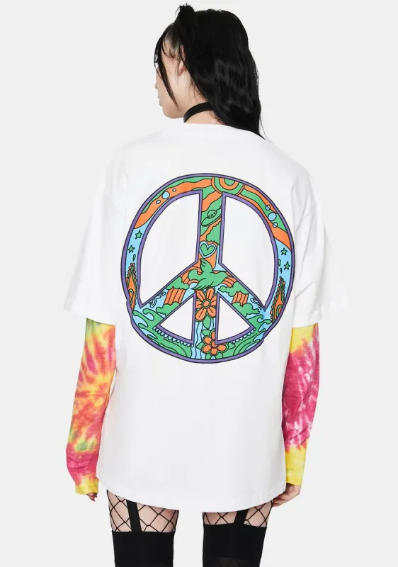 Hippie Graphic Tee sold by Dolls Kill