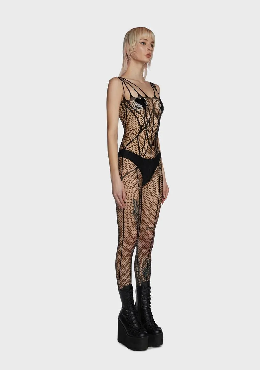 Reveal The Appeal Fishnet Bodystocking sold by Dolls Kill product image thumbnail 3