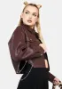 Text Me Tonight Vegan Leather Jacket sold by Dolls Kill