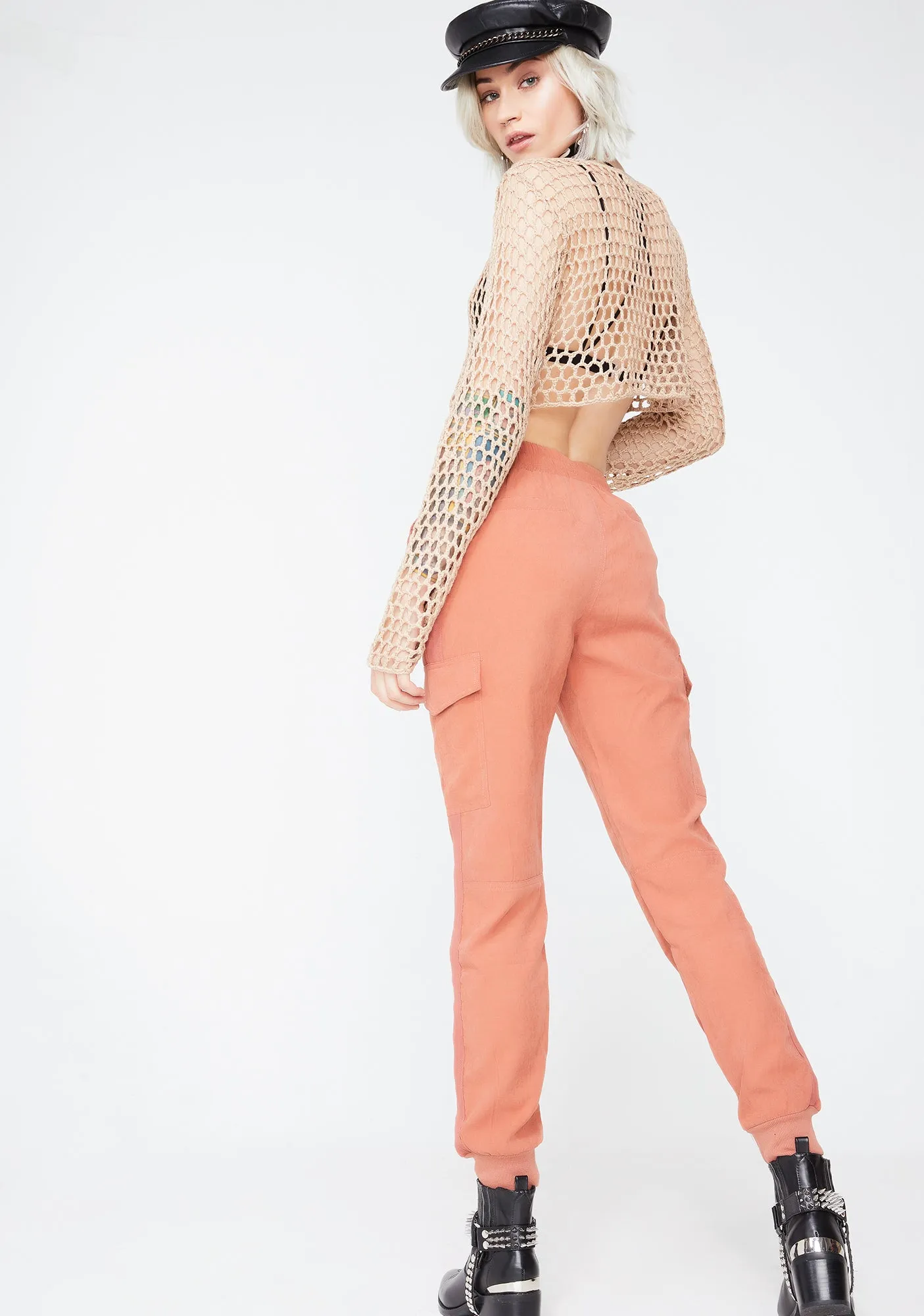 Dusted Sunshine Cargo Joggers sold by Dolls Kill product image thumbnail 4