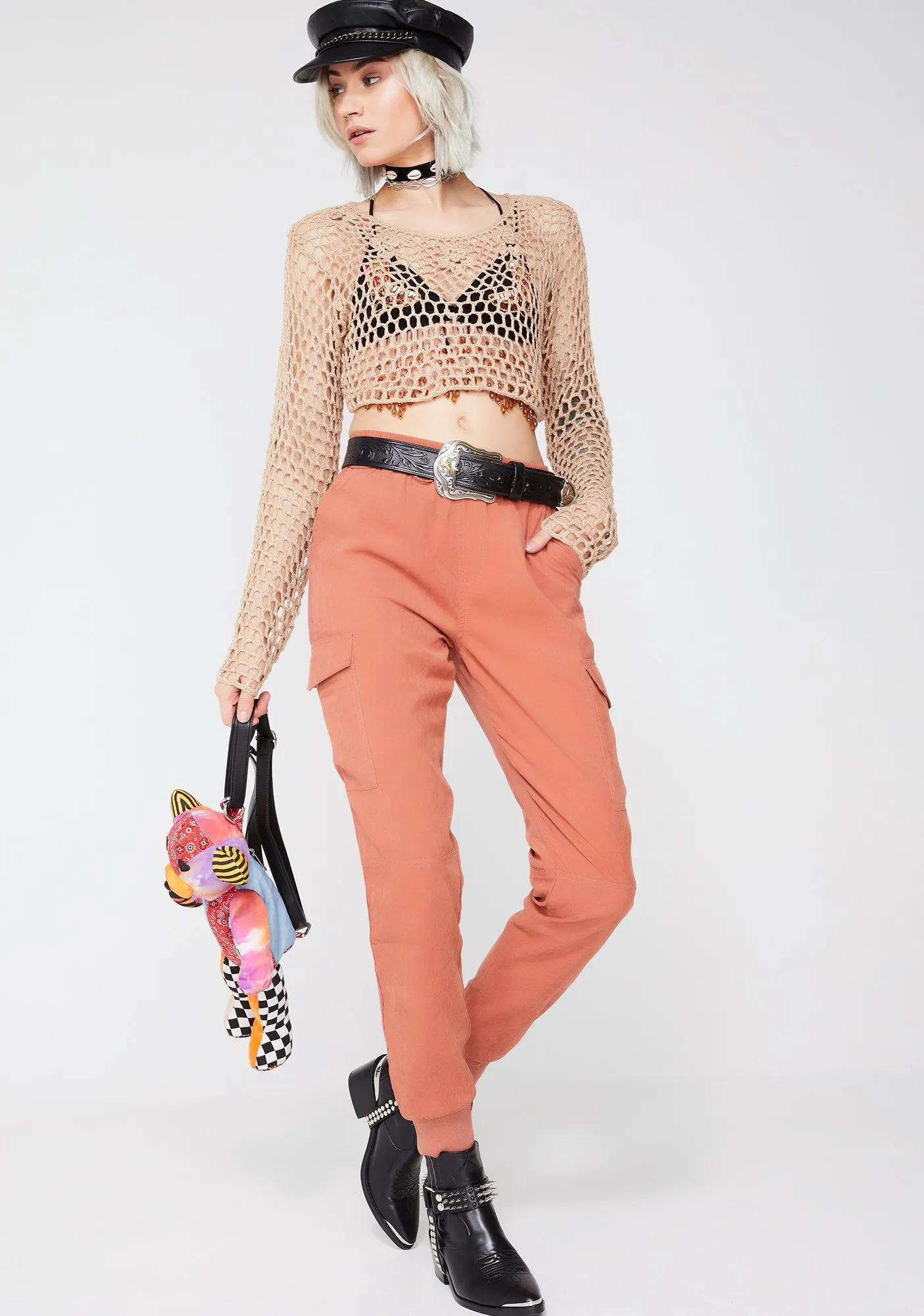 Dusted Sunshine Cargo Joggers sold by Dolls Kill product image thumbnail 2