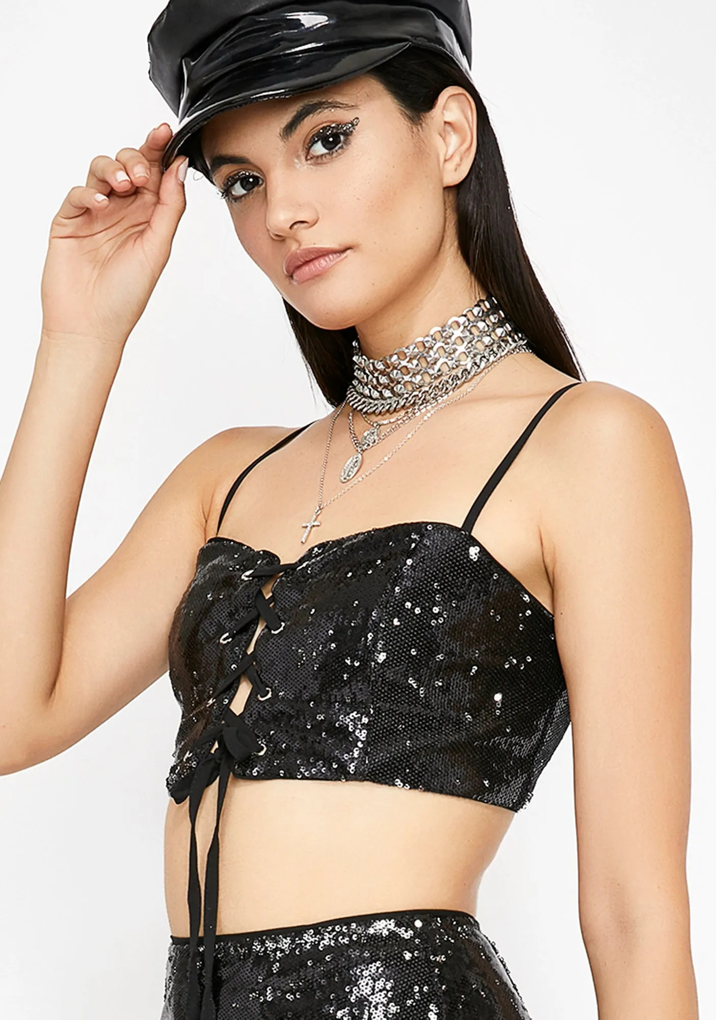 Sparkling Sin Sequin Top sold by Dolls Kill product image thumbnail 3
