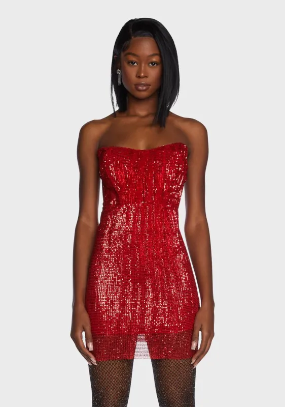 Exclusive Access Sequin Dress sold by Dolls Kill