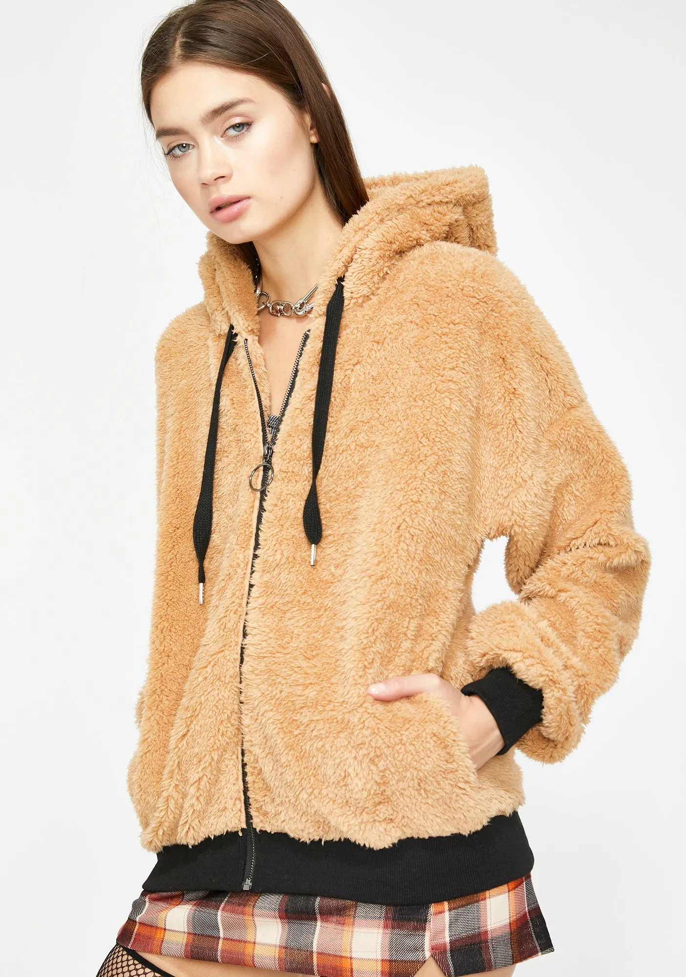 Whose Ya Teddy Jacket sold by Dolls Kill product image thumbnail 3