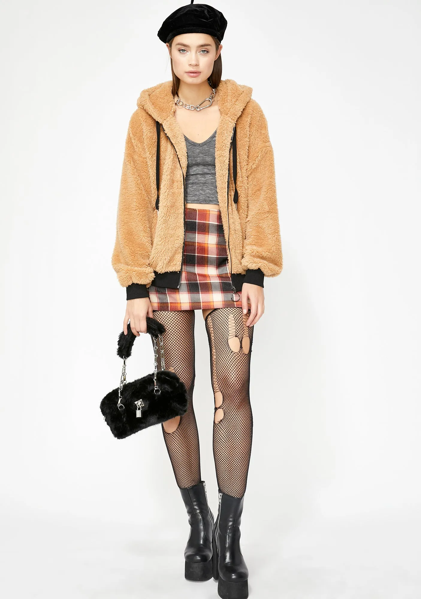 Whose Ya Teddy Jacket sold by Dolls Kill product image thumbnail 2