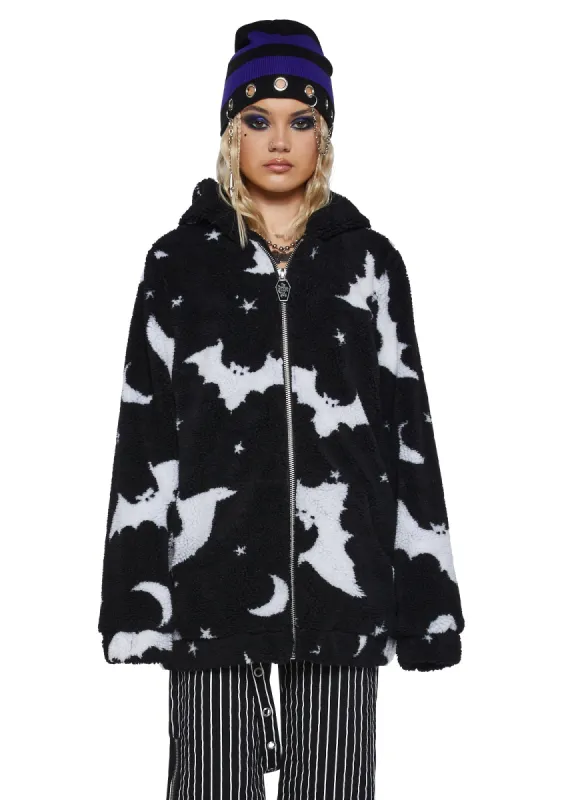 Keep Chill Faux Fur Jacket sold by Dolls Kill