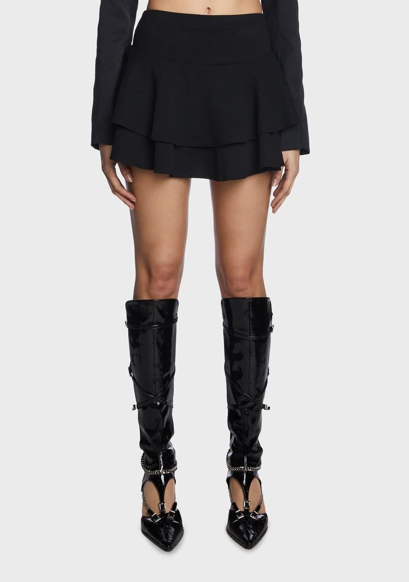 Sweet Pursuit Mini Skort sold by Dolls Kill